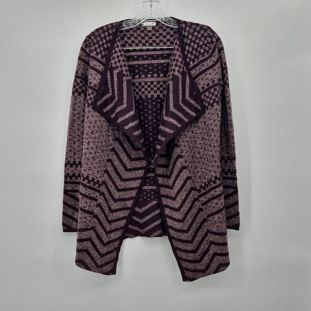SmartWool Women’s Size S Open Front Cardigan Sweater Avion Purple